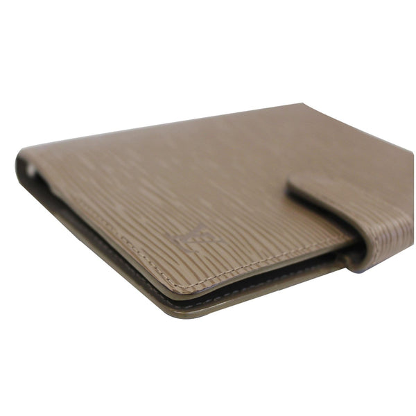 lv Agenda PM Epi Leather Day Planner Cover corner view