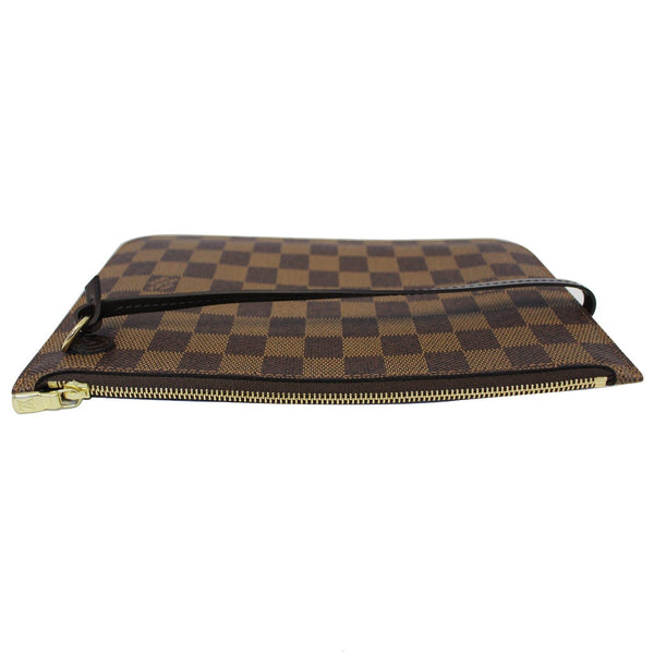 LOUIS VUITTON Pochette Wristlet Pouch Damier Ebene Neverfull MM
