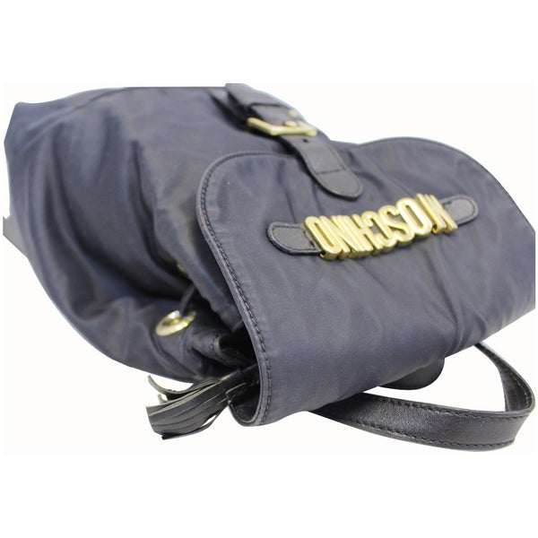 MOSCHINO Nylon Backpack Bag Black-US