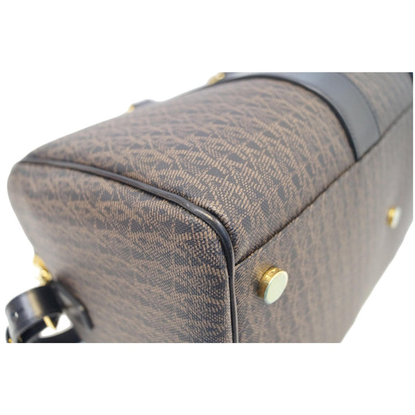 YVES SAINT LAURENT Classic Monogram Weekend/Travel Duffle Bag Dark Brown - Last Call