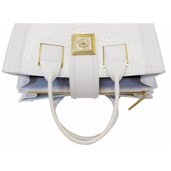 Versace Vanitas Satchel Handbag - Upper half View