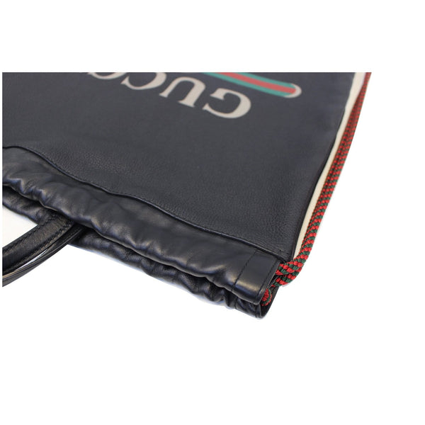 GUCCI Print Leather Drawstring Backpack Bag 494053-US