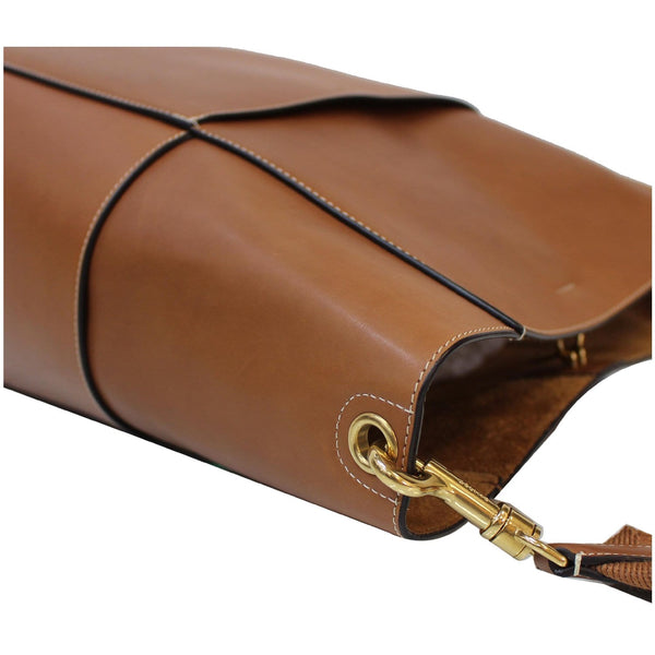 CELINE Sangle Bucket Soft Grained Calfskin Tote Bag Tan