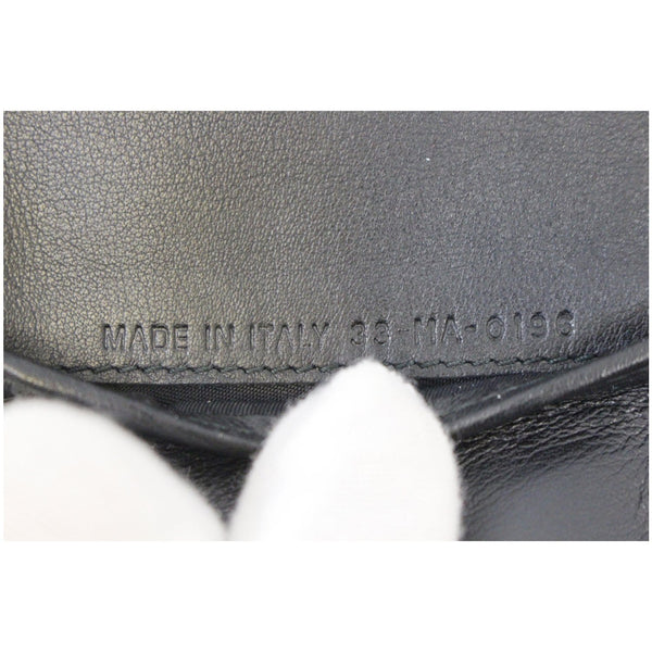 Christian Dior Noir Black Leather Wallet-US