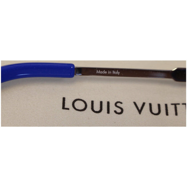 Lv Impulsion Frame Italian made Sunglasses Blue