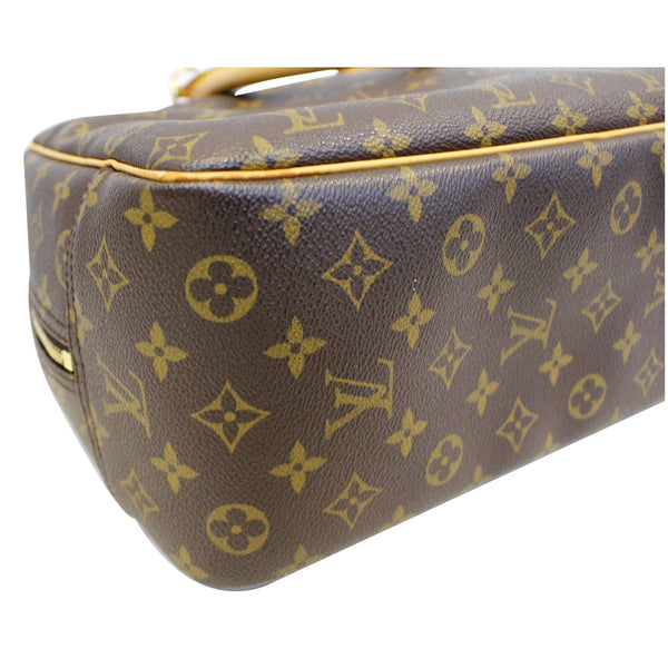 Women Lv Deauville Monogram Canvas Boston Bag
