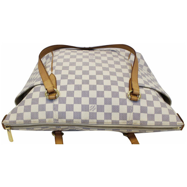 LOUIS VUITTON Totally MM Damier Azur Shoulder Bag White-US