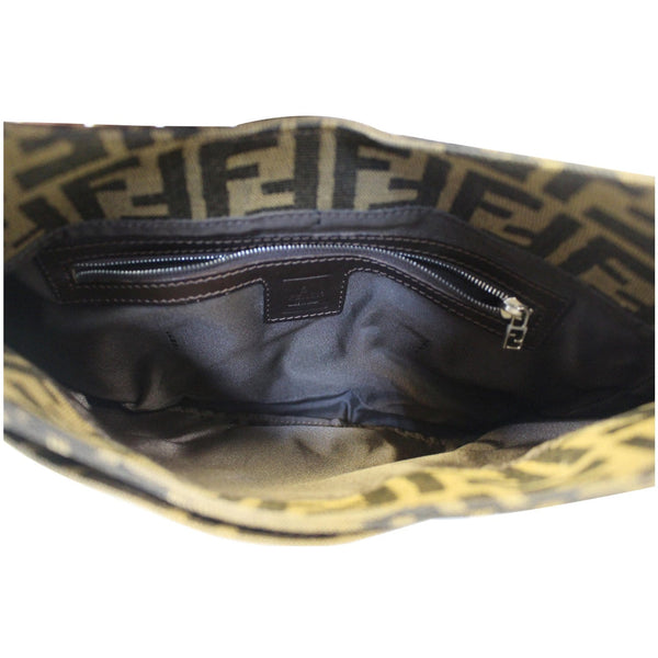 FENDI Zucca Canvas Hobo Shoulder Bag Brown-US