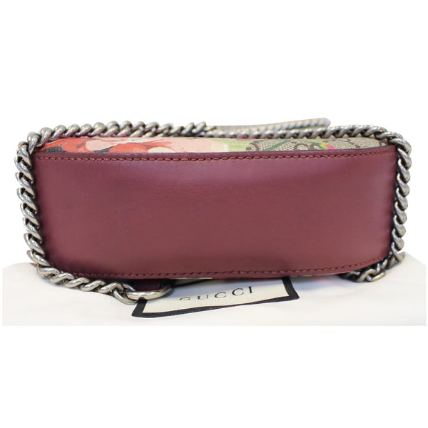 GUCCI GG Supreme Monogram Blooms Print Mini Chain Crossbody Bag Beige-US