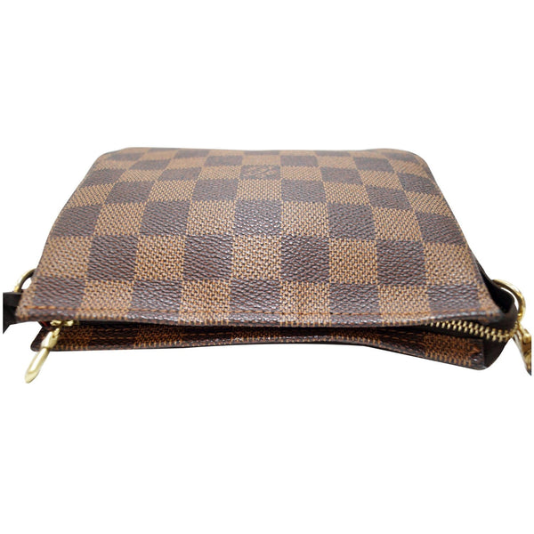 Louis Vuitton Damier Ebene Truth Makeup Pouch Bag - leather