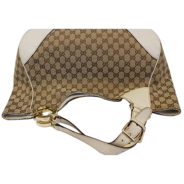 GUCCI Charlotte GG Monogram Beige/White Tote Shoulder Bag