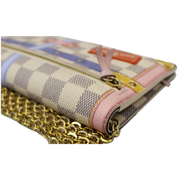 Closeup Summer Trunks Pochette Damier Azur Bag