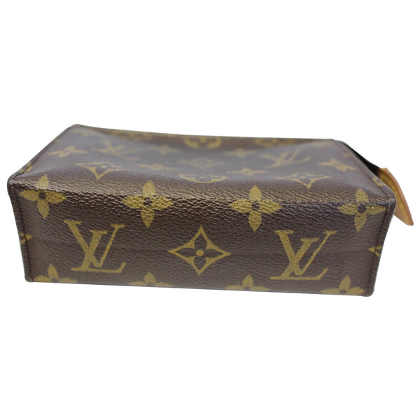 LOUIS VUITTON Monogram Canvas Toiletry Pouch Brown
