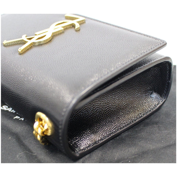 YVES SAINT LAURENT Kate Small Grain De Poudre Crossbody Bag Black