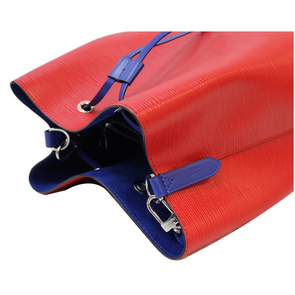 LOUIS VUITTON Neonoe Epi Shoulder Bag Coquelicot