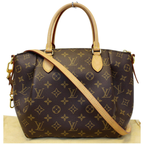 LOUIS VUITTON Turenne PM Monogram Canvas Shoulder Bag Brown