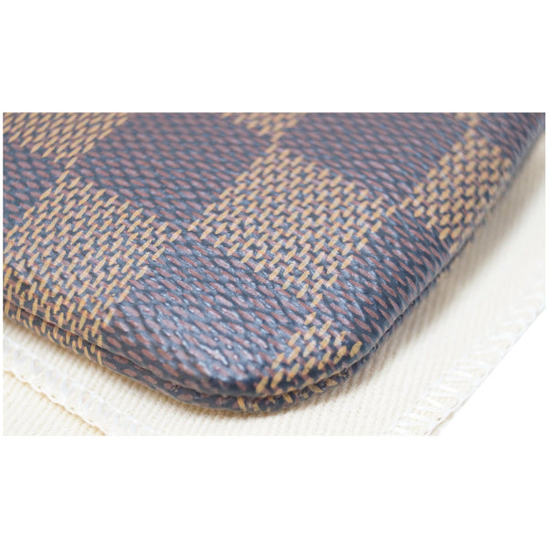 LOUIS VUITTON Key Coin Pouch Damier Ebene Brown-US