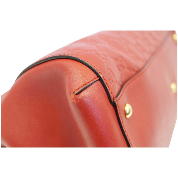 GUCCI Guccissima Leather Top Handle Bag Red 453704