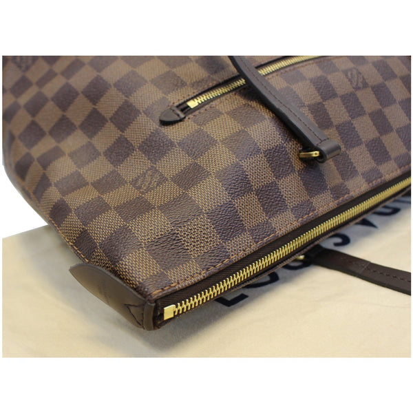 LOUIS VUITTON Iena MM Damier Ebene Shoulder Bag Brown