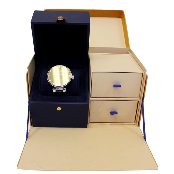 LOUIS VUITTON Tambour Horizon 42mm Monogram Eclipse Smartwatch Grey