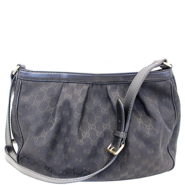 Gucci Sukey GG Canvas Black Checks Messenger Bag - shoulder bag.