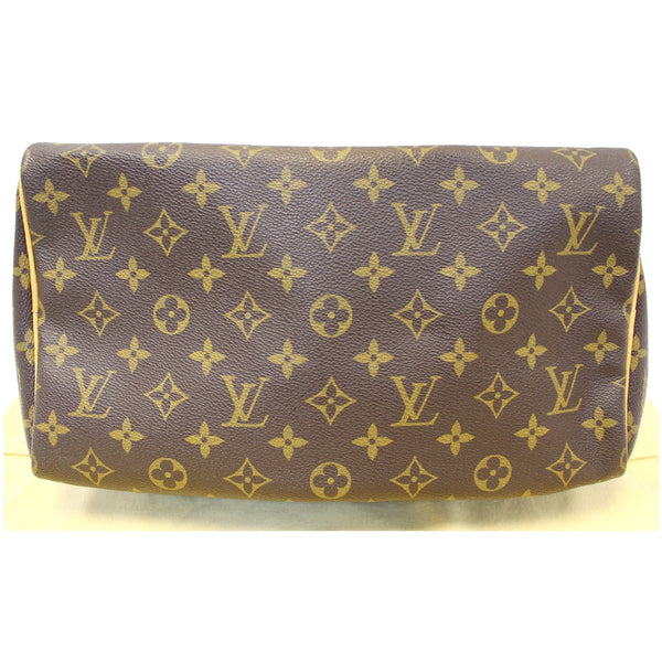 LOUIS VUITTON Speedy 30 Monogram Canvas Brown Satchel Bag