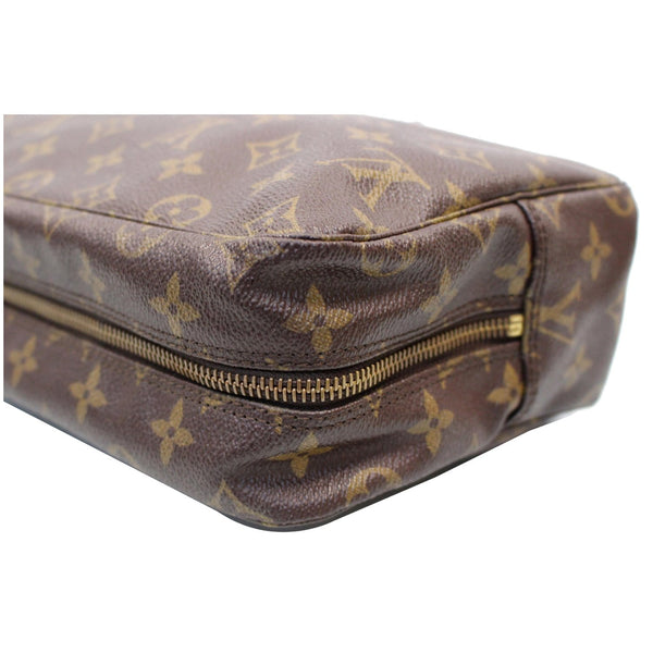 LOUIS VUITTON Trousse Toilette 23 Monogram Canvas Cosmetic Pouch Brown