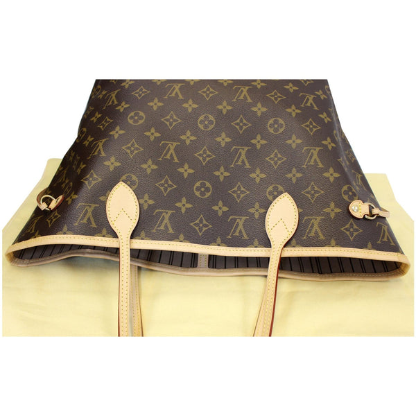 LOUIS VUITTON Neverfull MM Monogram Canvas Tote Shoulder Bag Brown-US