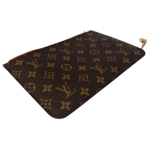 LOUIS VUITTON Pochette Wristlet Pouch Neverfull MM Monogram Canvas-US