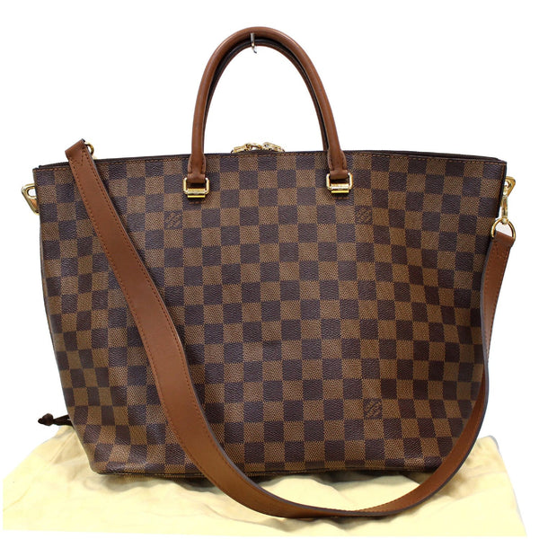 LOUIS VUITTON Belmont Damier Ebene Shoulder Bag Brown