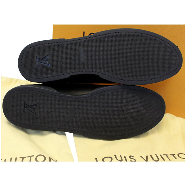 LOUIS VUITTON Checkpoint Monogram Sneaker Boot Noir Black US 10-US