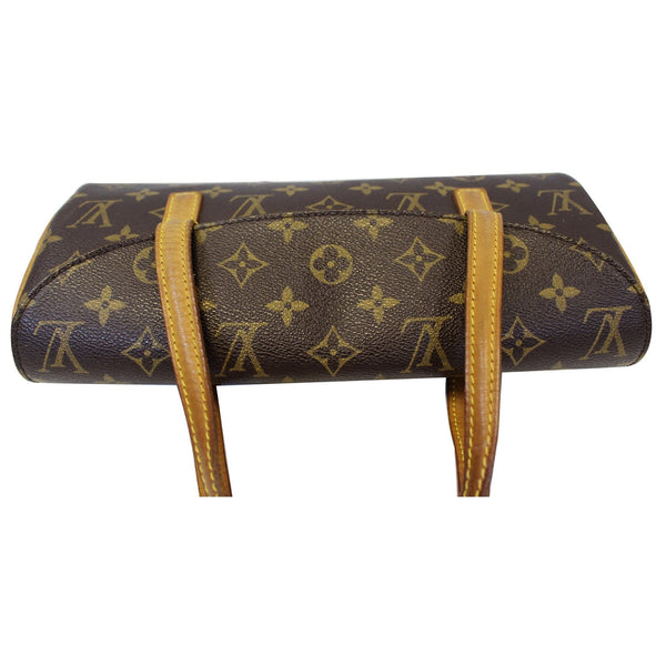 LOUIS VUITTON Sonatine Monogram Canvas Satchel Bag Brown-US