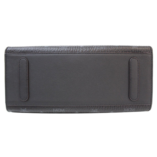 MCM Essential Visetos Coated Canvas Tote Bag Black