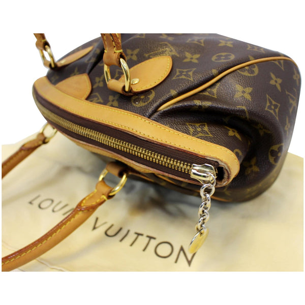 LOUIS VUITTON Tivoli PM Monogram Canvas Shoulder Bag Brown