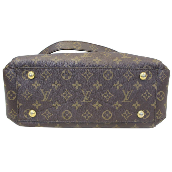 LOUIS VUITTON Montaigne MM Monogram Canvas Shoulder Bag Brown