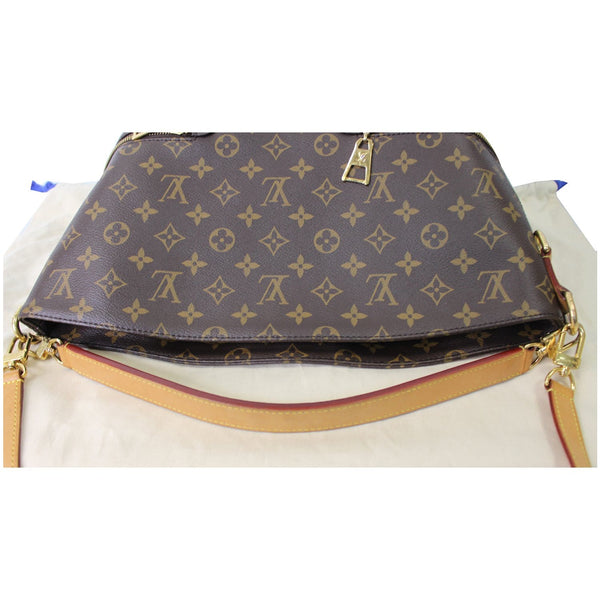 LOUIS VUITTON Melie Monogram Canvas Hobo Shoulder Bag Brown