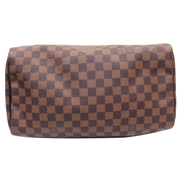 LOUIS VUITTON Speedy 35 Damier Ebene Satchel Bag Brown