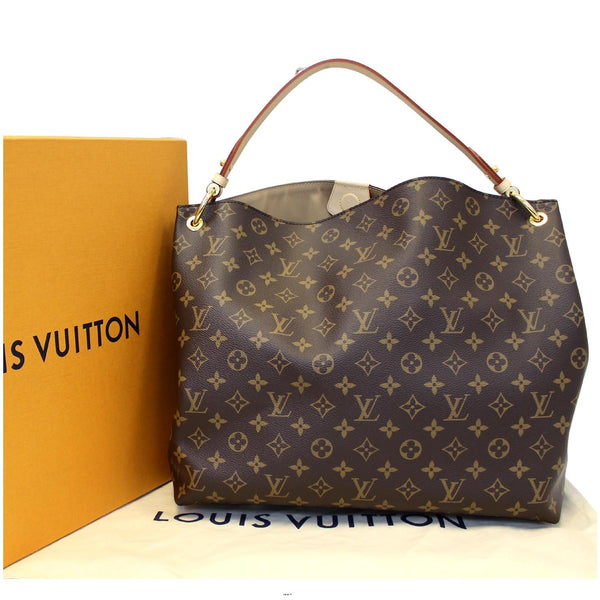LOUIS VUITTON Graceful MM Monogram Canvas Shoulder Bag-US