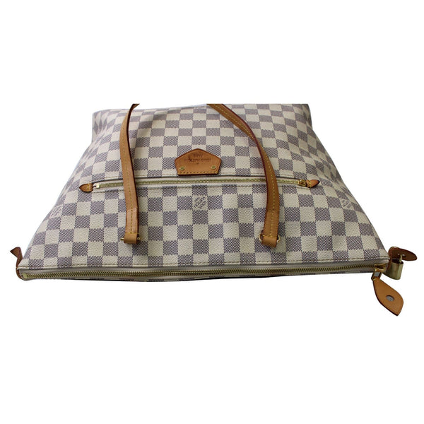 Louis Vuitton Iena MM Damier Azur Shoulder Bag front look