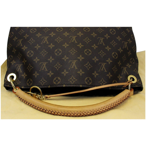LOUIS VUITTON Artsy MM Monogram Canvas Shoulder Bag Brown