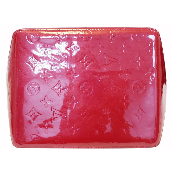 LOUIS VUITTON Bellevue PM Vernis Leather Satchel Bag Pomme D'Amour