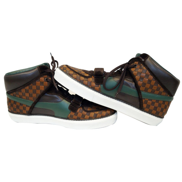 Green Louis Vuitton Tower Hightop Men's Sneakers 11