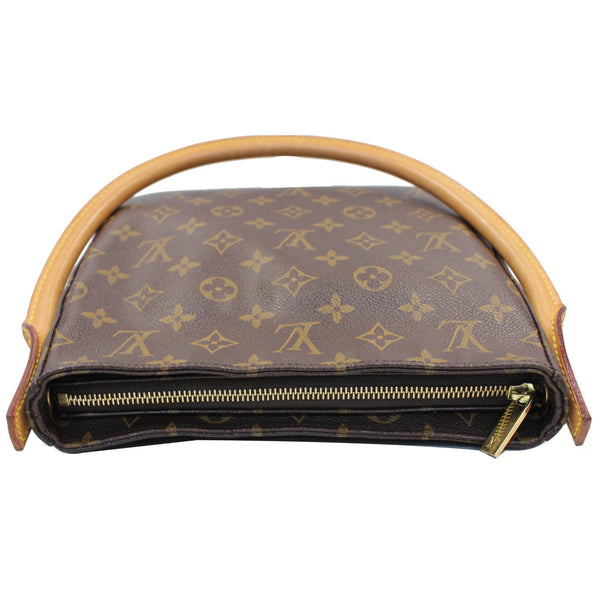 LOUIS VUITTON Looping MM Monogram Canvas Shoulder Bag Brown