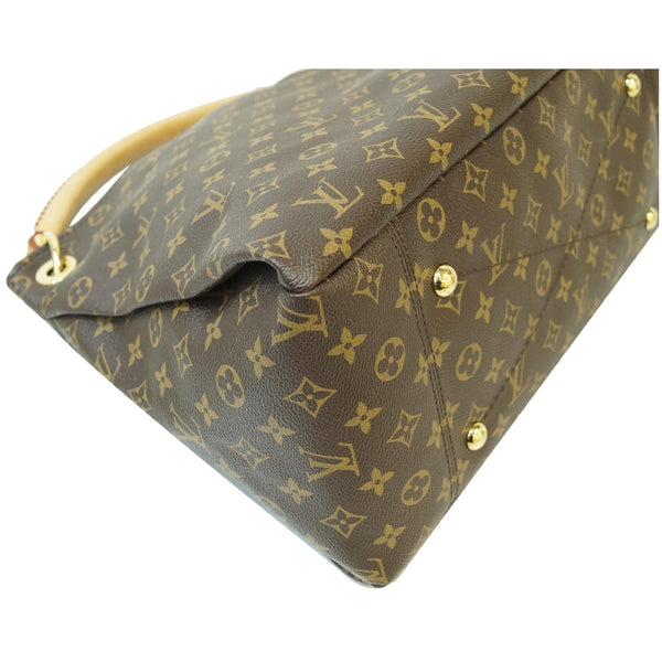 LOUIS VUITTON Artsy MM Monogram Canvas Shoulder Bag Brown