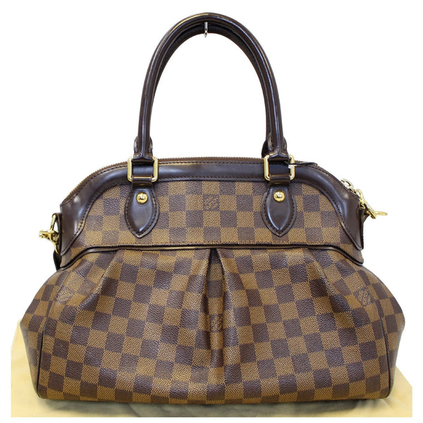 LOUIS VUITTON Trevi PM Damier Ebene Brown Shoulder Bag-US