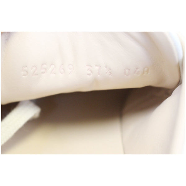 GUCCI Stripe Leather Sneaker White Size US 7-US