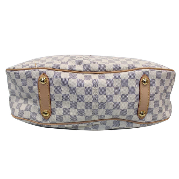 LOUIS VUITTON Galliera GM Damier Azur Shoulder Bag White