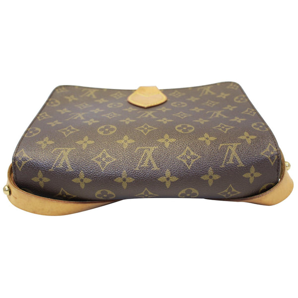 LOUIS VUITTON Cartouchiere MM Monogram Canavs Crossbody Bag Brown