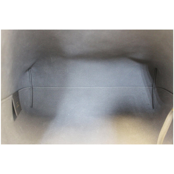 Yves Saint Laurent Shopping Tote Bag Leather Grey - inside view