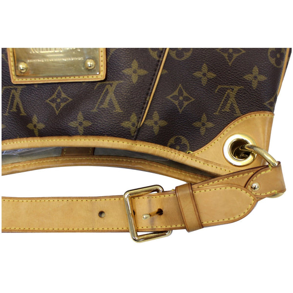 LOUIS VUITTON Galliera PM Monogram Canvas Shoulder Handbag Brown